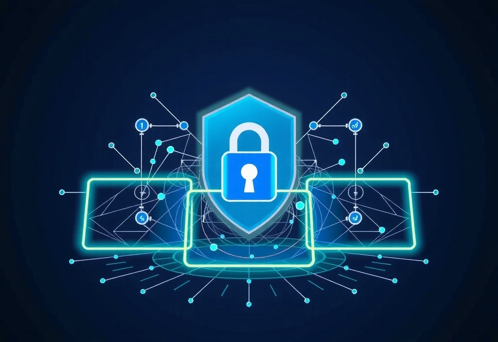 Security and protection illustration